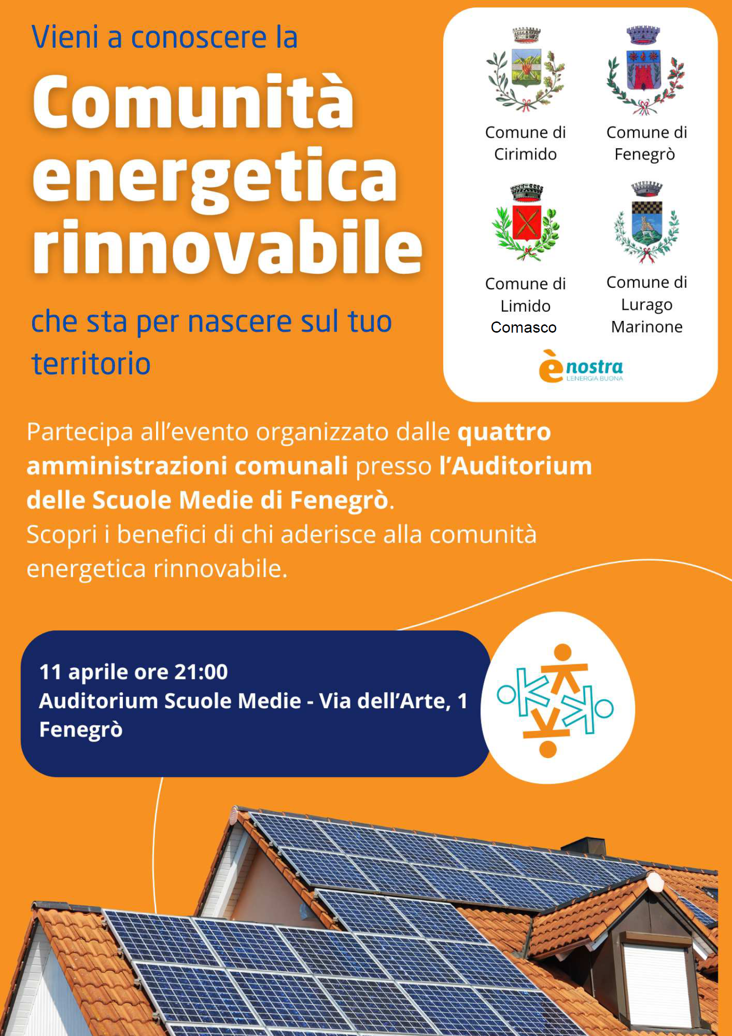 Comunità energetica rinnovabile giovedì 11 aprile