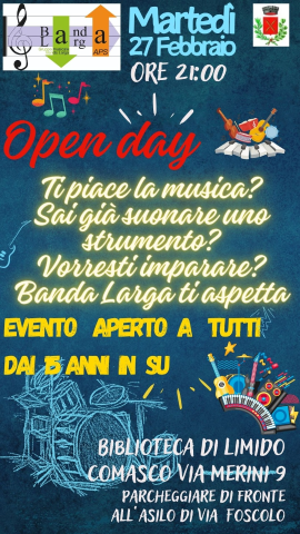 Open day - Banda Larga 27 febbraio 2024