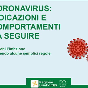 Coronavirus: indicazioni e comportamenti da seguire